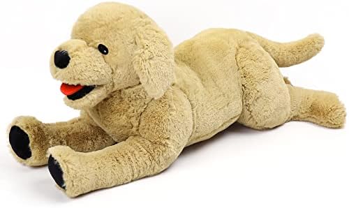 LotFancy Dog Stuffed Animals Plush, 21" Soft Cuddly Golden Retriever Plush Toys, Large Stuffed Dog, Puppy Dog Stuffed Animals
