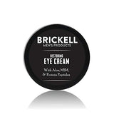 Brickell Men's Restoring Under Eye Cream for Men, Natural and Organic Anti Aging Eye Balm To Reduce Puffiness, Wrinkles, Dark Circles, Crows Feet and Under Eye Bags, 0.5 Ounce, Unscented