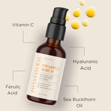 InstaNatural Vitamin C Moisturizer and Serum Kit, Brightens and Reduces Signs of Aging, Fine Lines and Wrinkles, with Hyaluronic Acid and Botanical Extracts