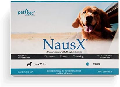 (51-90lbs Anti Nausea/Motion Sickness Treatment and Preventative for Dogs (NSXL)
