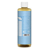 Dr. Bronner's - Pure-Castile Liquid Soap (Baby Unscented, 16 ounce, 2-Pack) - Made with Organic Oils, 18-in-1 Uses: Face, Hair, Laundry and Dishes, For Sensitive Skin and Babies, No Added Fragrance