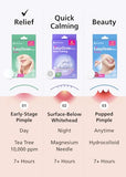 EasyDerm Relief Invisible Patch(42 counts) I Contains 10,000ppm of Tea Tree Oil, Pimple Patch, Ultra-slim 0.1mm, Waterpoof, Korean Pimple Patches