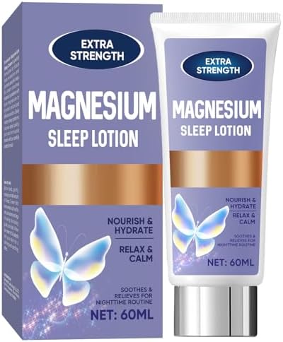 Magnesium Cream, Magnesium Lotion for Sleep, Extra Strength and Relaxation Magnesium Oil for Feet Legs Arms or Chest