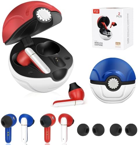 2 Pack Wireless Earbuds for Kids,Comfortable Wireless Earphones Fit Ergonomic Design Ball Shape Ear Buds with Mic for Android iOS Cell Phone Computer Laptop