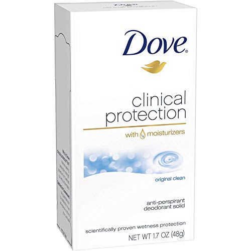 Dove Clinial Protection Deodorant, Original Clean, 1.7 oz (12 Pack) (Bundle)