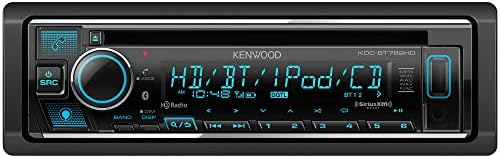 KENWOOD KDC-BT782HD Single DIN Bluetooth CD Car Stereo Receiver with Amazon Alexa Voice Control | LCD Text Display | USB & Aux Input
