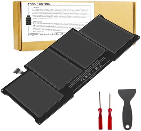 A1466 A1405 Laptop Battery for MacBook Air 13 inch A1466 (Mid 2012,Mid 2013,Early 2014, Early 2015,2017) A1369(Late 2010,Mid 2011 Version) fits A1496 A1405 A1377- High Performance 7200mAh