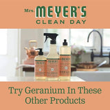 MRS. MEYER'S CLEAN DAY Hand Soap Refill, Made with Essential Oils, Biodegradable Formula, Geranium, 33 Fl. Oz - (Pack of 2)