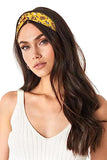 Huachi Boho Headbands for Women Fashion Women Headband Floral Print Soft Elastic Hair Bands for Women's Hair Fashion Twist Turban Hair Wraps for Girls Summer Hair Accessories