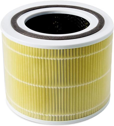 LEVOIT Core 300-P Air Purifier Pet Allergy Replacement Filter, 3-in-1 Filter, Efficiency Activated Carbon, Core300-RF-PA, 1 Pack, Yellow