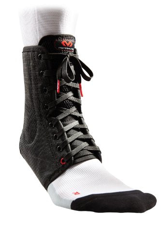 McDavid 199 Lightweight Laced Ankle Brace, Black, X-Small