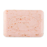 Pre de Provence Artisanal Soap Bar, Enriched with Organic Shea Butter, Natural French Skincare, Quad Milled for Rich Smooth Lather, Rose Petal, 8.8 Ounce