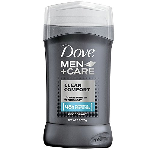 Dove Men+Care Deodorant Stick Clean Comfort 3 oz (Pack of 10)