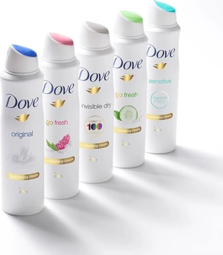 Dove Deodorant 4-Pack for Women - Assorted Fragrance - Elevate Your Freshness Game - 150 ml | 48-Hour Confidence and a Touch of Feminine Elegance - Grab Yours Now - Packed by Magna Mindz