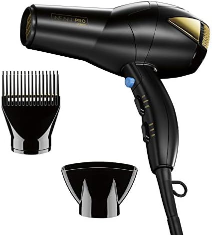 INFINITIPRO by CONAIR 1875 Watt Salon Hair Dryer for Coarse, Thick, Wavy, Curly, and Frizzy Hair