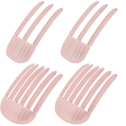 4Pcs Fluffy Hair Clips Set, Create Voluminous Hairstyles Natural Seamless Hair Styling Clips, Hair Clips for Styling Fluffy High Skull Artifact, Hair Root Clips for Volume Women Hair Styling Supplies