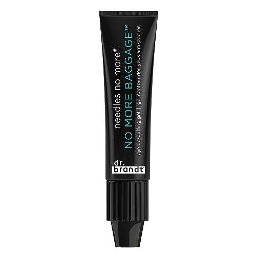 Dr. Brandt Skincare needles no more NO MORE BAGGAGE eye de-puffing gel TRAVEL SIZE, 7 g.