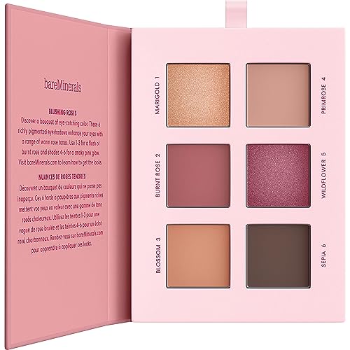 bareMinerals Mineralist Eyeshadow Palette, Six Richly Pigmented + Blendable Shades, Talc-Free Eye Shadow Palette Makeup, Vegan