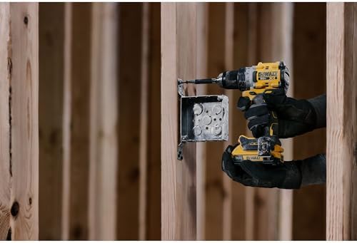 DEWALT 20V MAX XR Cordless Drill/Driver Kit, Brushless, Compact, with 2 Batteries and Charger (DCD800D2)