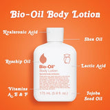 Bio-Oil Moisturizing Body Lotion for Dry Skin, Ultra-Lightweight High-Oil Hydration, with Jojoba, Rosehip, Shea Oil, and Hyaluronic Acid, 5.9 oz