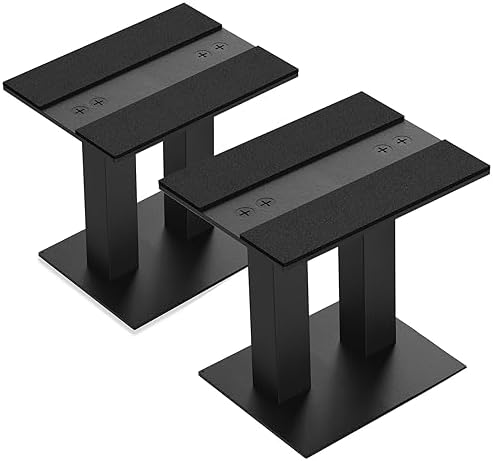 Desktop Speaker Stands 1 Pair Bookshelf Speakers Steel Studio Monitor Stands