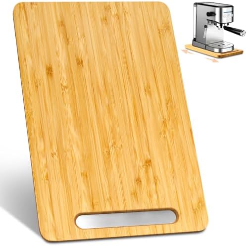 Bamboo Appliance Slider Tray for Coffee Maker & Heavy Kitchen Appliances Slider with Rolling Wheels Under Cabinet Countertop Storage Organizer KitchenAid Stand Mixer Air Fryer Toaster Blender 9.5”X14”