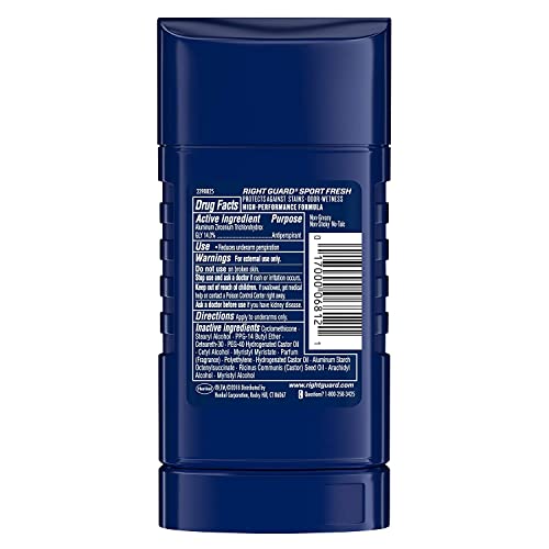 48H Antiperspirant & Deodorant Stick - Fresh Scent, Sport Invisible Solid - 2.6 oz (Pack of 4)