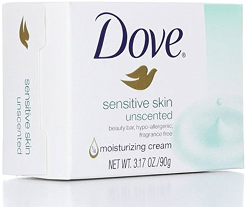 Dove Bar Soap for Sensitive Skin 3.15 oz (Pack of 10)