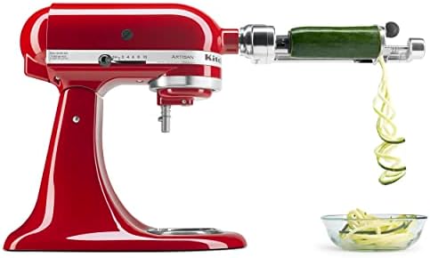 KitchenAid Spiralizer Plus Attachment with Peel, Core and Slice, Silver