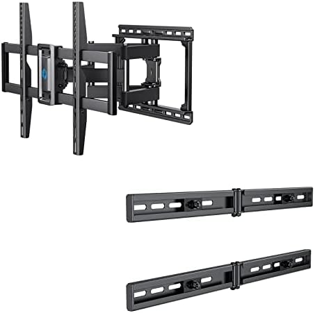 Pipishell Full Motion TV Wall Mount for 37-75 inch LED LCD OLED TVs. Pipishell Universal TV Wall Plate Extension Bracket Fits Any TV Mount to Easy Centering TV.