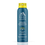 Oars + Alps Hydrating SPF 70 Sunscreen Spray, Infused with Vitamin C and Antioxidants, Water and Sweat Resistant, 6 Oz, 1 Pack