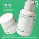 innisfree Green Tea Seed Hyaluronic Acid Cream With Barrier Boosting Complex and Ceramide, Korean Hydrating Face Moisturizer and Balancing Cream