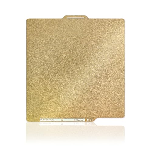 Compatible with Bambu Lab X1 X1C P1P P1S A1 PEI Build Plate with Identification Code Double Sides Fine Powder Textured Flexible Removal Spring Steel Sheet, 257x257mm/ 10.1x10.1inch