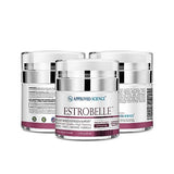 Approved Science Estrobelle - Estrogen Support Cream - Plant Based - Hormone-Free - 1.7 Fl Oz. each - Lemongrass Scent - 6 Month Supply