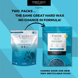 Cirepil - Blue - 800g Wax Beads - Unscented for Sensitive Skin - Disposable Blue Wax Refill - Fluid Gel Texture, Easy Removal, Peel-Off - No Strip Needed