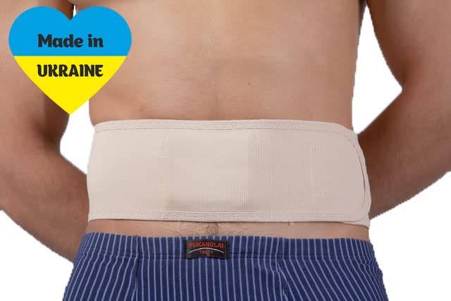 Umbilical Ventral Belt Hernia Reduction Binder With Navel Pad, Abdominal Support for men and women. Hernia support comfort band and bandage. (#7 for Waist Circumference: 49-55 inch(125-140 cm))