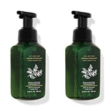 Bath and Body Works 2 Aromatherapy Stress Relief Gentle Foaming Hand Soap Eucalyptus & Spearmint. 8.75 Oz