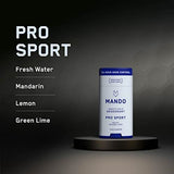 Mando Whole Body Deodorant - Invisible Cream and Solid Formulas - 72 Hour Odor Control - Aluminum & Baking Soda Free - Skin Safe - 3 oz Cream & 2.6 oz Solid Bundle - Pro Sport