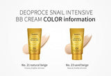 DEOPROCED Pearl Shining BB Cream Snail Galac SPF50+/PA+++ Face Moisturizer Skin  (#21 Natural Beige)