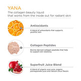 IMAGE Skincare YANA Daily Collagen Shots, Liquid Collagen Supplement with Collagen Peptides, Natural Citrus Flavor, 28 Day Supply