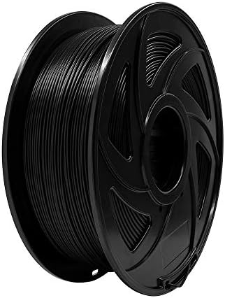 Voxelab 3D Printer Filament, 1.75mm PLA Pro (PLA+) Filament, Dimensional Accuracy +/- 0.02 mm, 3D Printing Material 1kg/ Spool, Compatible with FDM 3D Printer/Pen, Black