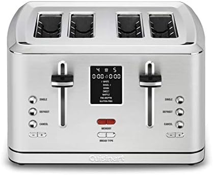 Cuisinart CPT-740 4-Slice Digital Memory Set Toaster, Stainless Steel(Renewed) (Renewed)