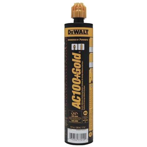 Powers Fasteners AC100 Gold 8478SD Acrylic Quick-Shot Epoxy, 10 oz Size