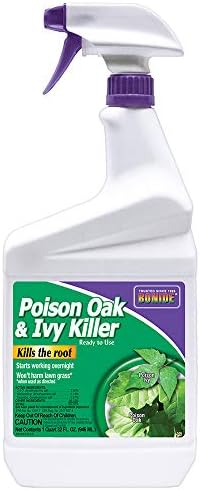 Bonide Poison Oak & Ivy Killer, 32 oz Ready-to-Use Spray for Home Gardening, Fast-Acting Formula Kills the Roots