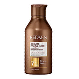 Redken All Soft Mega Curls Conditioner | For Extremely Dry Hair | For Curly & Coily Hair | Nourishes & Softens Severely Dry Hair | With Aloe Vera | Brown | 10.1 Fl Oz (Packaging may vary)