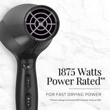 Remington Damage Protection Hair Dryer with Ceramic + Ionic + Tourmaline Technology, Black, 3 Piece Set