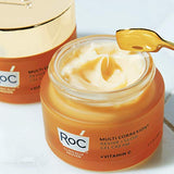 RoC Multi Correxion Revive + Glow 10% Vitamin C Blend Face Moisturizer, Anti-Aging Gel Cream for Instant Glow, Hypo-Allegenic & Oil-Free Skin Care, 1.7 Ounces