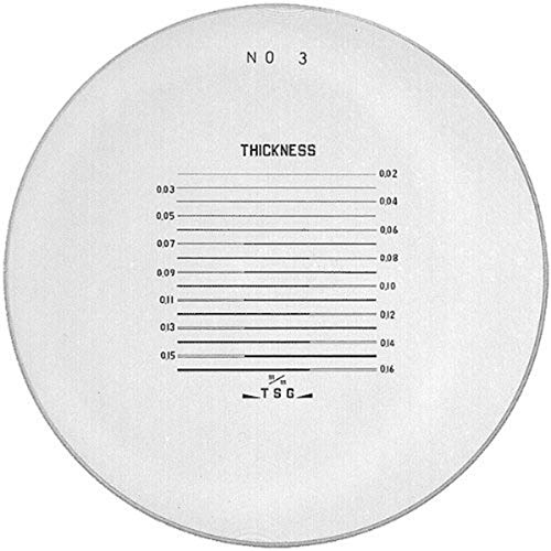 PEAK TSPS03-10 Loupe Precision Thickness Reticle, 10X Magnification, 35mm Diameter, No 3