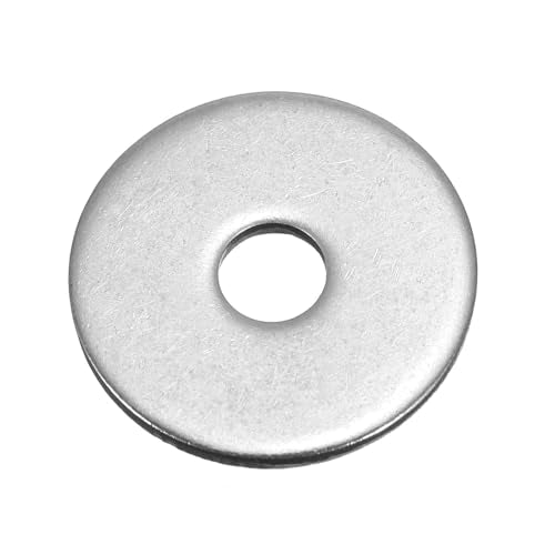 M5 x 15mm OD Fender Washer,18-8 (304) Stainless Steel Flat Washer, 5mm ID x 15mm OD, 200Pcs