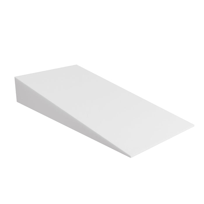 Greaton, Extra Wide Bed Wedge Pillow | Body Support Sponge | Tringle Incline Cushion to Elevate Upper Body | Good for Neck Pain, Snoring, Acid Reflux, 40”x 20”x 4”, White